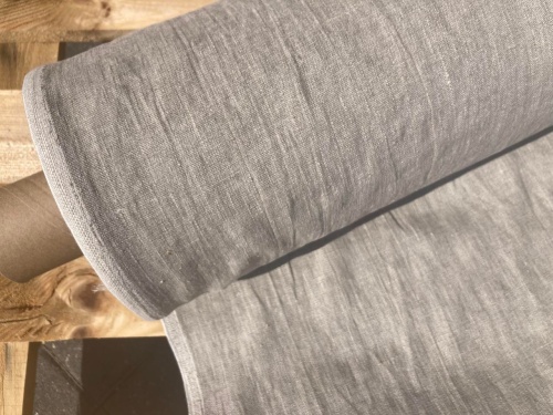 tkanina lniana lenaj z Litwy, len 100%, kod 3403, 290g sklep alternative textiles