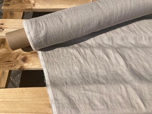 tkanina lniana, len 100% alternative textiles, len z Litwy