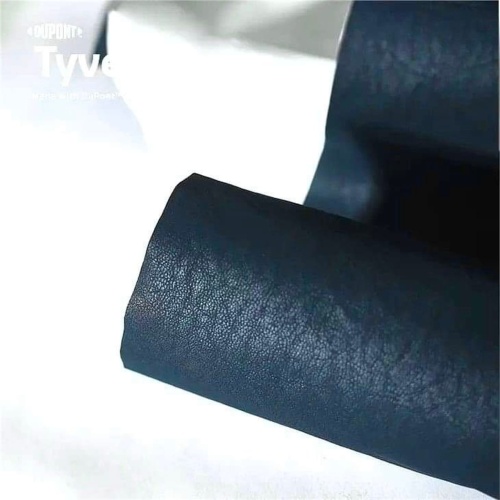 tyvek pokryty folią zamsz, kolor granatowy sklep alternative textiles