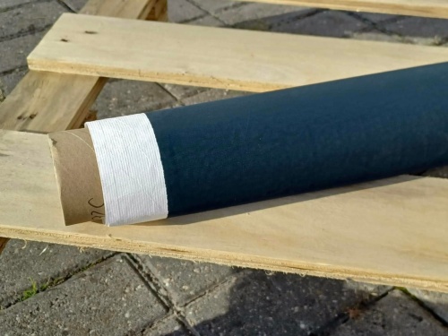 Tyvek® granatowy zamsz folia PU