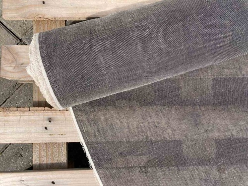 siatka lniana ażurowa, czarna sklep alternative textiles