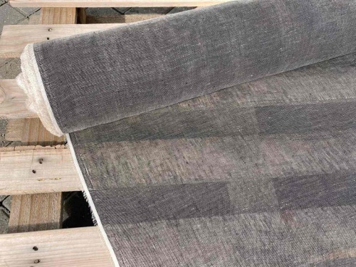siatka lniana ażurowa, czarna sklep alternative textiles