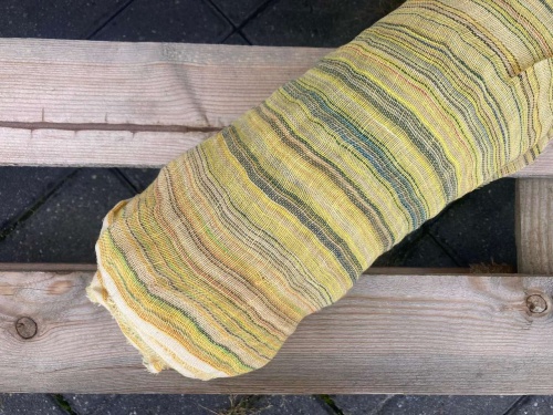 tkanina lniana, 100% len siatka ażurowa