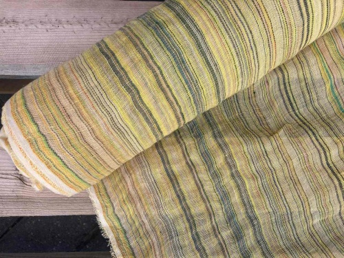 tkanina lniana, 100% len siatka ażurowa