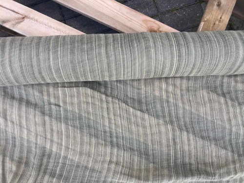 tkanina lniana, 100% len siatka ażurowa