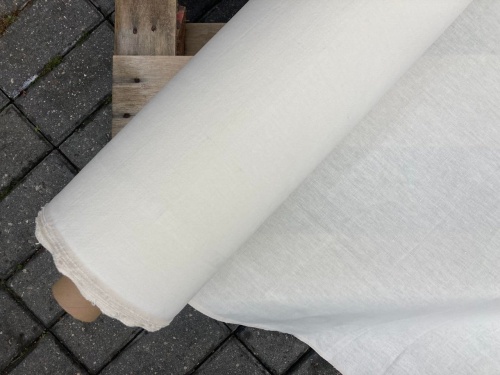tkanina lniana bielona, len 100% sklep Alternative Textiles