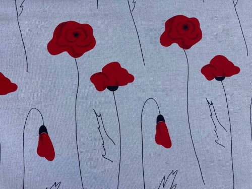 tkanina lniano bawełniana litewski len Lenaj w maki sklep alternative textiles