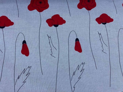 tkanina lniano bawełniana litewski len Lenaj w maki sklep alternative textiles