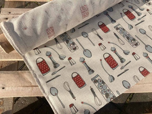 tkanina lniano bawełniana z Litwy sklep Alternative Textiles