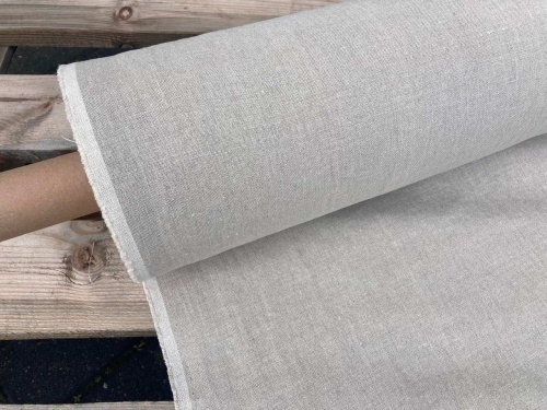 tkanina lniana, polski len 100%, naturalny, zmiękczany 230g sklep alternative textiles