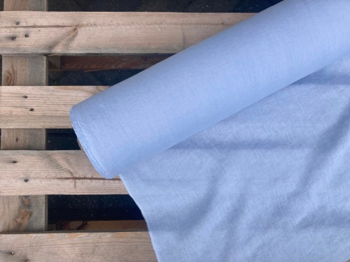tkanina lniana len 100% 155g błękit sklep alternative textiles