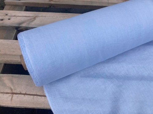 tkanina lniana len 100% 155g błękit sklep alternative textiles
