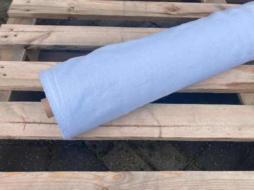 tkanina lniana len 100% 155g błękit sklep alternative textiles