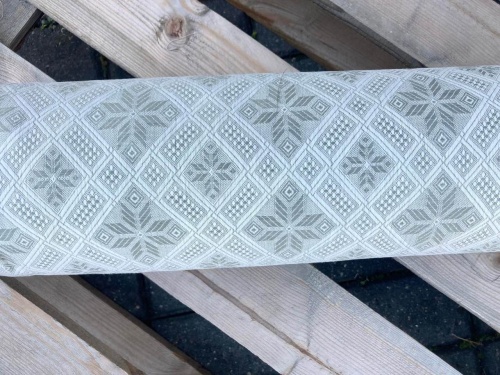 tkanina lniana, len z bawełną, żakardowa, sklep Alternative textiles