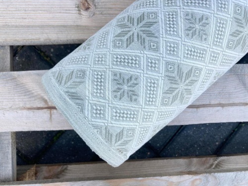 tkanina lniana, len z bawełną, żakardowa, sklep Alternative textiles