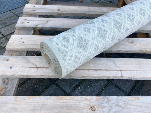 tkanina lniana, len z bawełną, żakardowa, sklep Alternative textiles