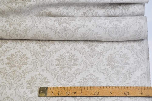 tkanina lniana, len z bawełną, żakardowa, sklep alternative textiles