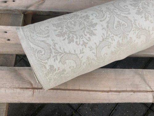 tkanina lniana, len z bawełną, żakardowa, sklep alternative textiles