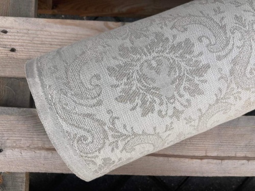 tkanina lniana, len z bawełną, żakardowa, sklep alternative textiles