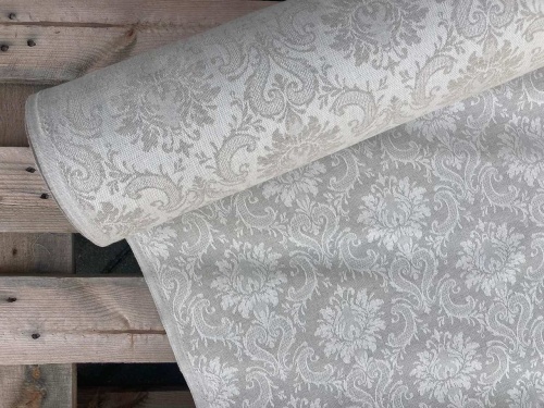 tkanina lniana, len z bawełną, żakardowa, sklep alternative textiles