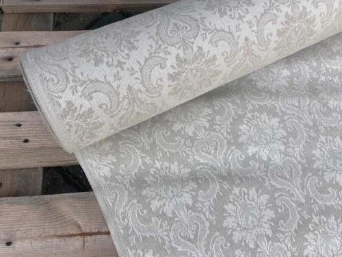 tkanina lniana, len z bawełną, żakardowa, sklep alternative textiles