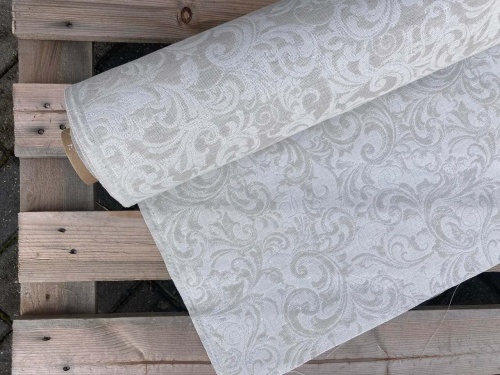 tkanina lniana, len z bawełną, żakardowa, sklep alternative textiles