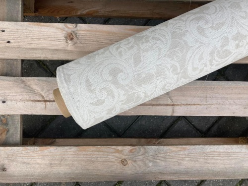 tkanina lniana, len z bawełną, żakardowa, sklep alternative textiles
