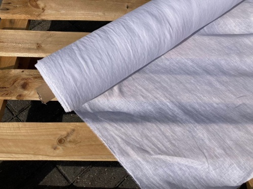 LEN naturalna tkanina lniana biel optyczna 155g sklep alternative textiles