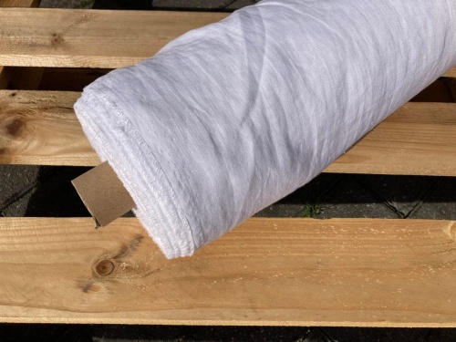 LEN naturalna tkanina lniana biel optyczna 155g sklep alternative textiles