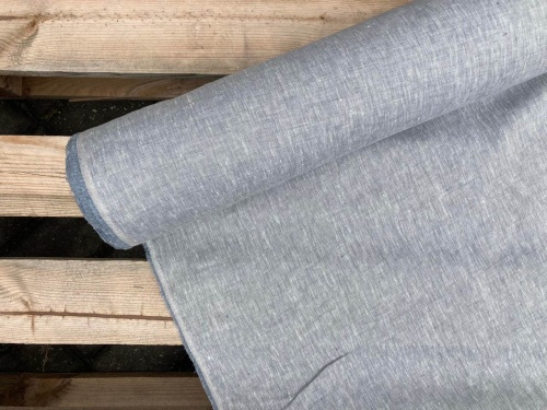 tkanina lniana jeansowy melanż sklep alternative textiles