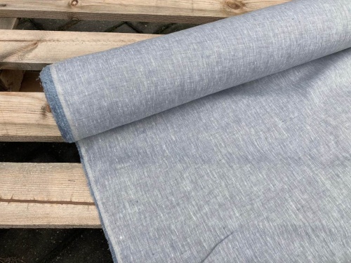 tkanina lniana jeansowy melanż sklep alternative textiles