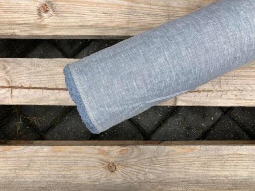 tkanina lniana jeansowy melanż sklep alternative textiles