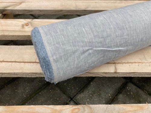 tkanina lniana jeansowy melanż sklep alternative textiles