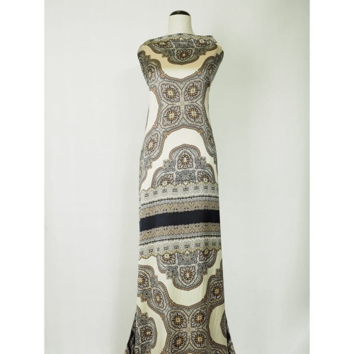 DEADSTOCK, 100% poliester, orientalny wzór 1, szer 150cm (cena za 0,5m) 