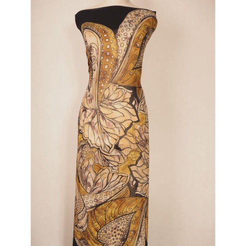 deadstock włoski poliester we wzory - sklep Alternative Textiles