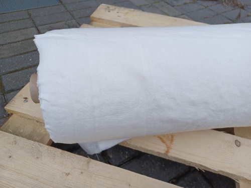 len pościelowy zmiękczany, 200g, 255cm, biel 3/4 - sklep Alternative Textiles
