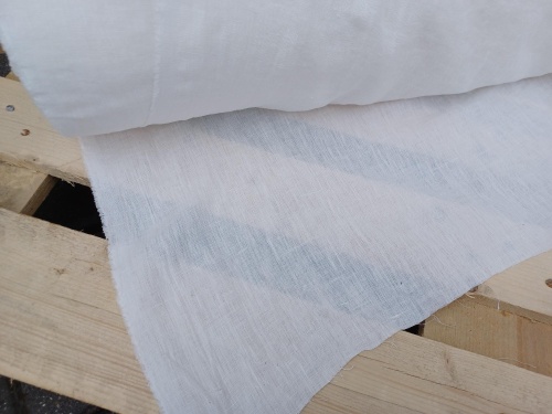 len pościelowy zmiękczany, 200g, 255cm, biel 3/4 - sklep Alternative Textiles