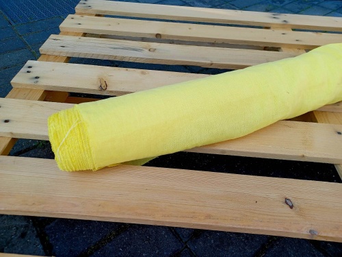 tkanina konopna w kolorze żółtym, 154g  - sklep Alternative Textiles