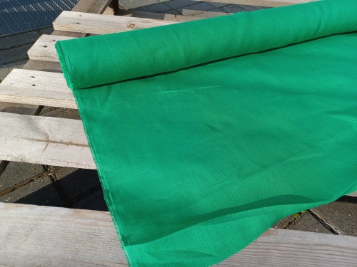 tkanina konopna w kolorze zielonym, 154g  - sklep Alternative Textiles