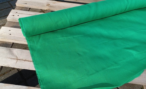 tkanina konopna w kolorze zielonym, 154g  - sklep Alternative Textiles