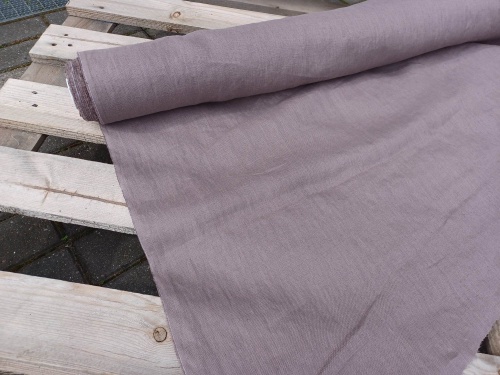 tkanina konopna - wrzosowa czekolada - sklep Alternative Textiles