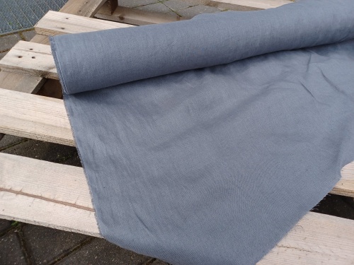 tkanina konopna - stalowy blady - sklep Alternative Textiles