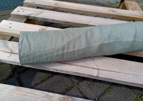 tkanina konopna - jasne khaki - sklep Alternative Textiles