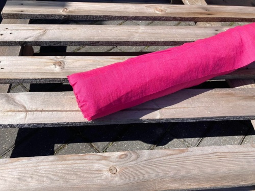 tkanina konopna fuksja - sklep Alternative Textiles