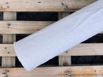 DEADSTOCK BLEN len, nowe, miękkie wykończenie,  naturalna tkanina lniana zmiękczana - biel optyczna 185g/m2 (kupon o dł 49 cm)