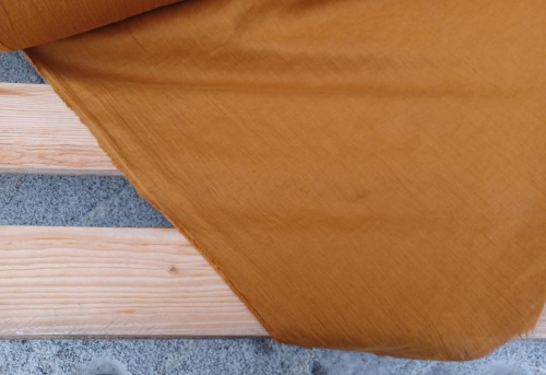 len krepa, kolor musztardowy - sklep Alternative Textiles.jpg