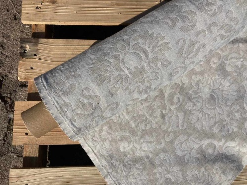 litewski len żakardowy, len z bawełną, sklep alternative textiles