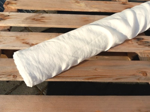 Tkanina lniano-kopnopna, biel 3/4, 160g szerokość 210 cm - sklep Alternative Textiles