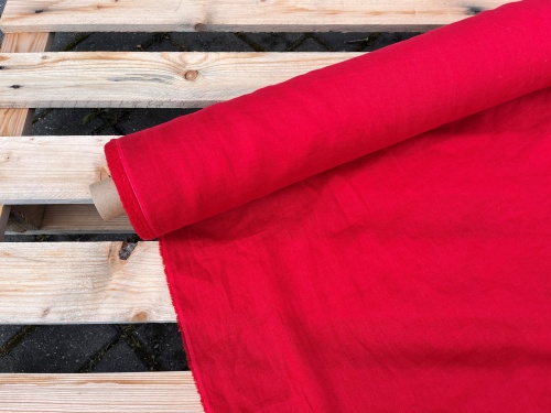 len, tkanina lniana 155g, czerwień- sklep Alternative Textiles.jpg