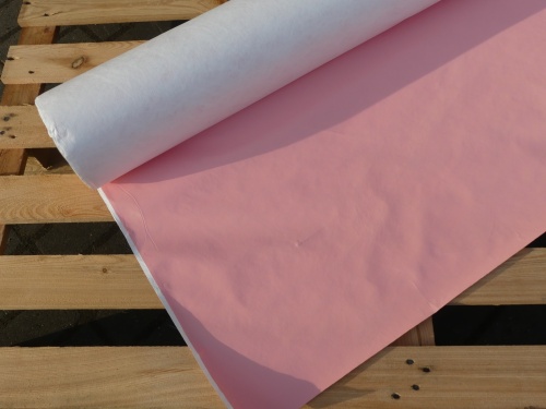 Tyvek ® Soft PU BABY PINK z połyskiem - w rolce szerokość 145 cm - 100g/m2 (cena za 0,5m)